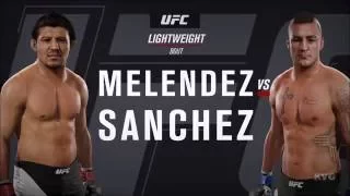 EA Sports UFC 2 - Gilbert Melendez vs Diego Sanchez | Gameplay (HD) [1080p60FPS]