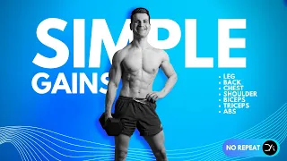 35 min Full Body Dumbbell Superset Strength Workout (🦾muscle building Routine)