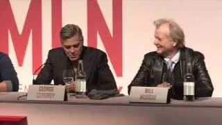 The Monuments Men - Press Conference with George Clooney, Matt Damon, Bill Murray. Part 1 of 3