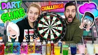 DART SLIME CHALLENGE! Dart entscheidet welchen Schleim Kaan & Nina nehmen! DIY Schleim selber machen