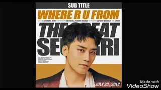 SEUNGRI - WHERE R U FROM (Feat. MINO) [Audio]