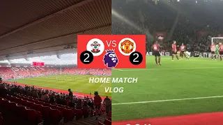 Southampton vs Manchester United Vlog | 2-2 Draw