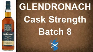 Glendronach Cask Strength Batch 8 Single Malt Scotch Whisky Review #328 from WhiskyJason