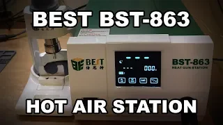 Best BST-863 Quick 861DW Alternative Hot Air Station Unboxing and First Impressions