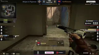 ANGE1 ACE vs NiP pistol round [ EPICENTER 2017 Qualifier ]