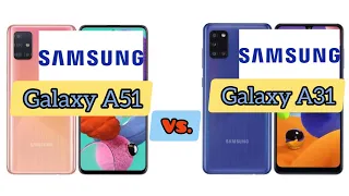 Samsung A51 vs. Samsung A31 full comparison