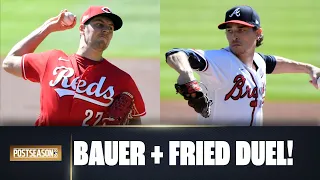 Reds Trevor Bauer and Braves Max Fried have INSANE pitching duel in Wild Card round Game 1!