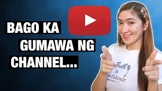 WAG KANG MAGSTART NG YOUTUBE CHANNEL WITHOUT WATCHING THIS! | Jhocel Recilles