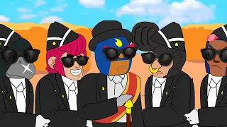 COFFIN DANCE ANIMATION | BRAWL STARS CROW X COLT X PRIMO X BULL X BROCK