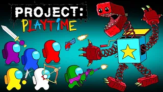 어몽어스 VS Boxy Boo PROJECT PLAYTIME - among us vs zombies collection - AMONG US ANIMATION 33