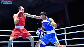 Dulat Bekbauov (KAZ) vs. Asadkhuja Muydinkhujaev (UZB) Asian Championships 2022 SF's (67kg)