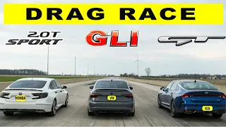 Watch Kia K5 GT take on Jetta GLI and Honda Accord 2.0t and win!