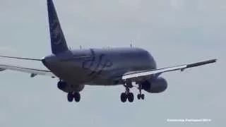 Сухой SuperJet 100-95 RA-89015 SkyTeam livery Посадка 26.07.2014