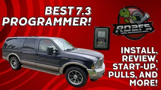 Best programmer for 7.3 Powerstroke! Hydra x RD2FS install, review, different tuning and pulls!