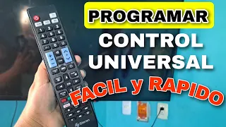 Como programar Control Remoto Universal | Configurar control remoto universal en 1 min