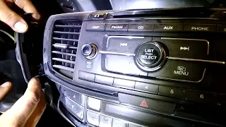 Honda Accord 2016 (removing the dashboard) removiendo panel de instrumentos o diales