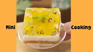 Homemade Miniature Mango & Kiwi Mousse Cake Recipe