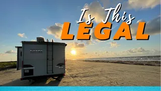 RV Beach Boondocking in Texas || Episode 3