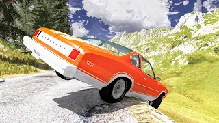 Realistic Cliff Drops #16 - BeamNG Drive Crashes | CrashBoomPunk