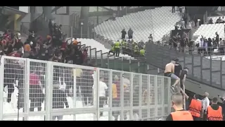 OM GALATASARAY | Affrontements au vélodrome entre supporters