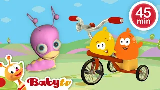 Bikes, Cars, Trains, Tracktor & a Paper Plane 🚲 | Transportation for Kids 🚗 | @BabyTV