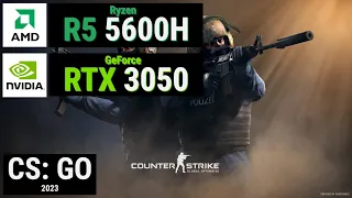 Ryzen 5 5600H + RTX 3050 = CS: GO