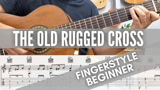 THE OLD RUGGED CROSS - Fingerstyle - Beginner + TAB #fingerstyle #hymns