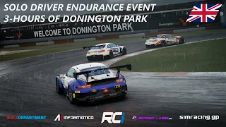 RCI TV | 3-Hours of Donington Park Solo | Invitational Split | Live Commentary