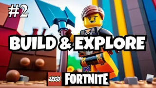 LEGO FORTNITE Gameplay Walkthrough Part 2 - FORTNITE + LEGO Building and Exploring!