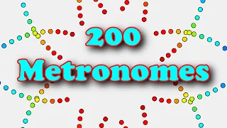 Playing 200 Metronomes!