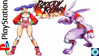 Bloody Roar (1997) PS1 (18) HD ALICE (RABBIT) GAMEPLAY