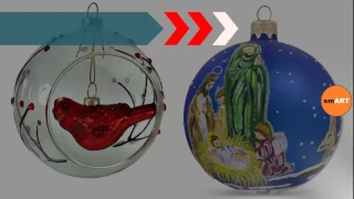 Blown Glass Ornaments - Glass Decorations