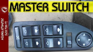 REPARACION DE MASTER SWITCH DE VENTANAS ELECTRICAS (no sube)