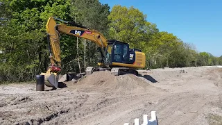 Neubau Dünenpromenade Boltenhagen - Sandaufbringung