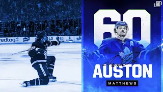 Auston Matthews 60th of the Season vs Detroit Red Wings w/Joe Bowen Commentary (26/4/2022)