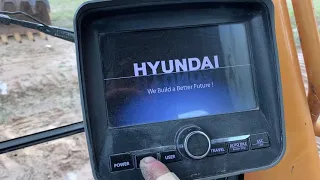 Hyundai R380LC-9 Excavator Hydraulic Flow Adjustment to the Thumb