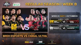 【English LIVE】MPL-PH Season 6 Regular Season Week 8 Day 1