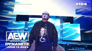 Sting entrance to confront Chris Jericho: AEW Dynamite, June 14, 2023