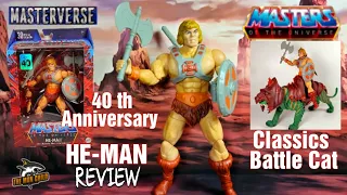 Masters of the Universe Masterverse 40th Anniversary He-man Figure Review!