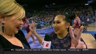 Christine "Peng-Peng" Lee (UCLA) on Her Perfect 10 Beam Routine - Oklahoma at UCLA 2018