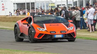 Lamborghini Huracan Sterrato going FULL SEND at the Goodwood Hillclimb!