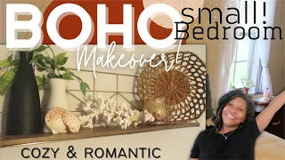 SMALL BEDROOM MAKEOVER {boho inspired} DECOR ON A BUDGET