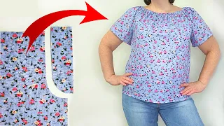 ✅DIY/The seamstresses do not sew like this. Blouse without a pattern is very simple