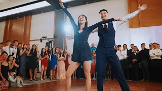 Bride and Groom Wedding First Dance Choreography to "Señorita" | Cathy+Travis | Brookstreet Hotel