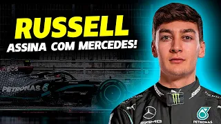 OFICIAL! GEORGE RUSSELL ASSINA COM A MERCEDES | FÓRMULA 1 | GP EM CASA