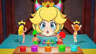 Mario Party Superstars Minigames - Mario Vs Luigi Vs Peach Vs Daisy (Hardest Difficulty)