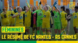 Féminines - Coupe de France : le résumé de FC Nantes - AS Cannes (6-1)