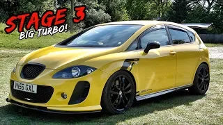 THIS BIG TURBO *STAGE 3 440BHP* SEAT CUPRA JUST EATS UP THE ROAD