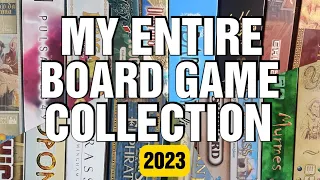 My ENTIRE Board Game Collection - Shelf Tour 2023