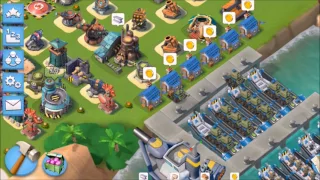 land on own island?  upgrading max level of tank  boombeach